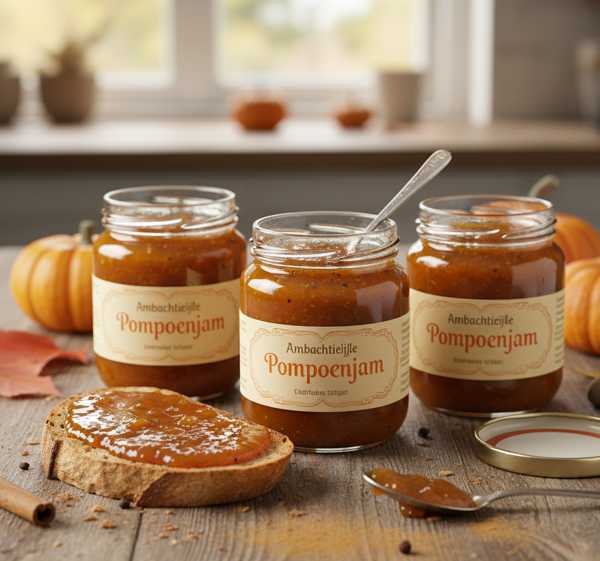 ambachtelijke pompoenjam